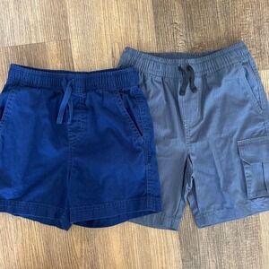Boy's Tea Collection Cargo Shorts Bundle Size 7 Blue